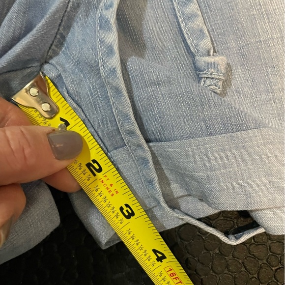 Cloth and Stone Evereve denim Buttton up Romper size small - Picture 2 of 11